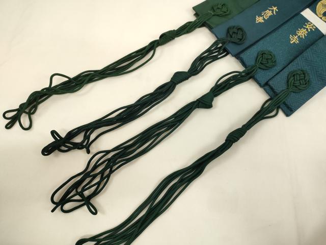 平和屋本店▼輪袈裟4点セット　抱き杏葉　輪宝　未使用品あり　法衣　寺院　仏具　仏教　僧侶　神職　装束　AABH2779ja