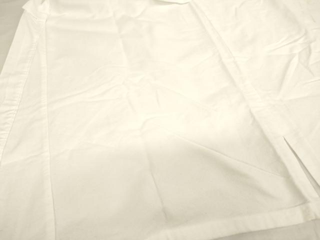 平和屋本店▼男性　半襦袢(単衣)　胡粉色地　法衣　寺院　仏具　仏教　僧侶　神職　装束　AABH2785ja