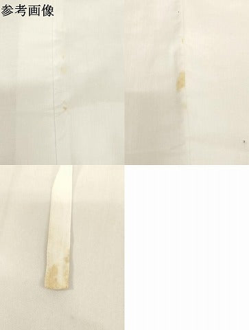 平和屋本店▼男性　半襦袢(単衣)　白色地　法衣　寺院　仏具　仏教　僧侶　神職　装束　AABH2786ja