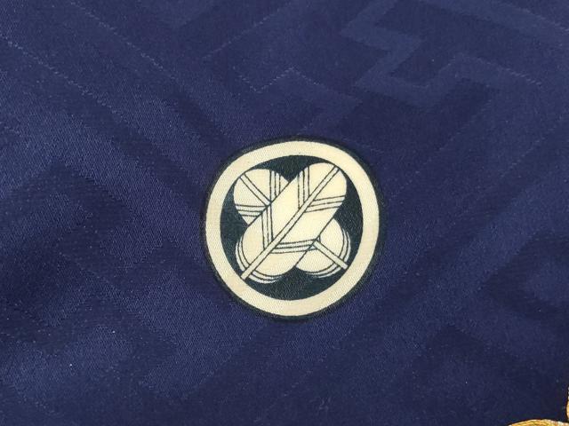平和屋着物[]お宮参り　男の子　祝着　産着　初着　のしめ　駒刺繍　兜　地紙草木文　金彩　逸品　AABH2801ja