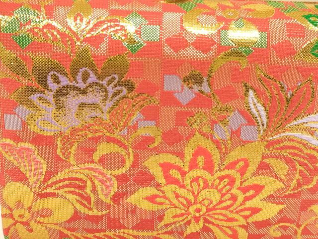 平和屋着物[]七五三　女の子　和装小物セット　草花文　金糸　逸品　AABH2824ja