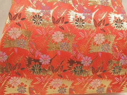 平和屋着物[]七五三　女の子　和装小物セット　草花文　金糸　逸品　AABH2825ja
