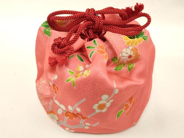 平和屋着物[]七五三　女の子　和装小物　バッグまとめて6点　がま口　巾着　草花文　金銀糸　AABH2829ja