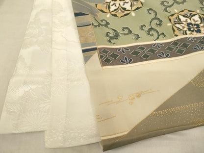 平和屋着物[]お宮参り　男の子　祝着　産着　初着　のしめ　鷹　吉祥文　金彩　逸品　AABH2868ja