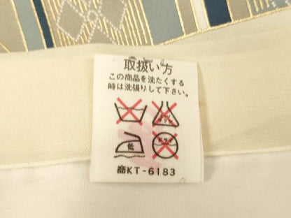平和屋着物[]お宮参り　男の子　祝着　産着　初着　のしめ　鷹　吉祥文　金彩　逸品　AABH2868ja