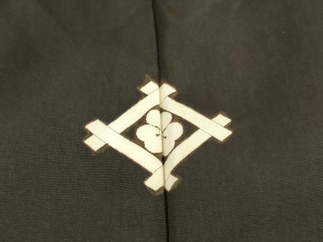 平和屋着物[]七五三　男の子　5歳　羽織　手描き　亀甲群鶴草花文　暈し染め　正絹　逸品　AABH2884ja