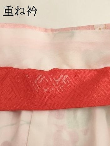 平和屋着物[]七五三　女の子　７歳　祝着　四つ身　舞花文　さくらんぼ　金彩　AABH2892ja