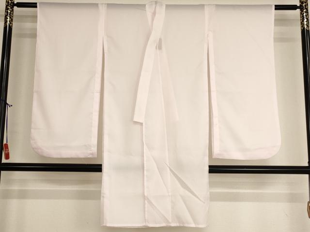 平和屋着物[]七五三　女の子　７歳　祝着　四つ身　長襦袢（単衣）セット　御所車花文　暈し染め　金彩　AABH2916ja