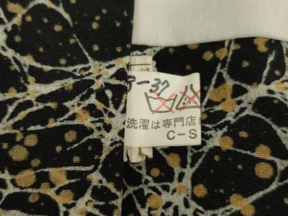 平和屋着物[]七五三　男の子　3歳　祝着　抽象文　黒地　AABH2927ja