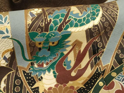 平和屋着物[]七五三　男の子　5歳　祝着・羽織セット　兜　暈し染め　金彩　AABH2941ja