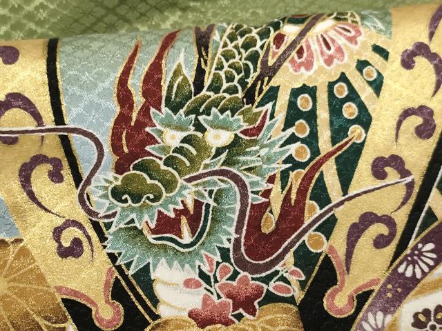 平和屋着物[]七五三　男の子　5歳　祝着・羽織セット　吉祥兜文　暈し染め　金彩　AABH2945ja