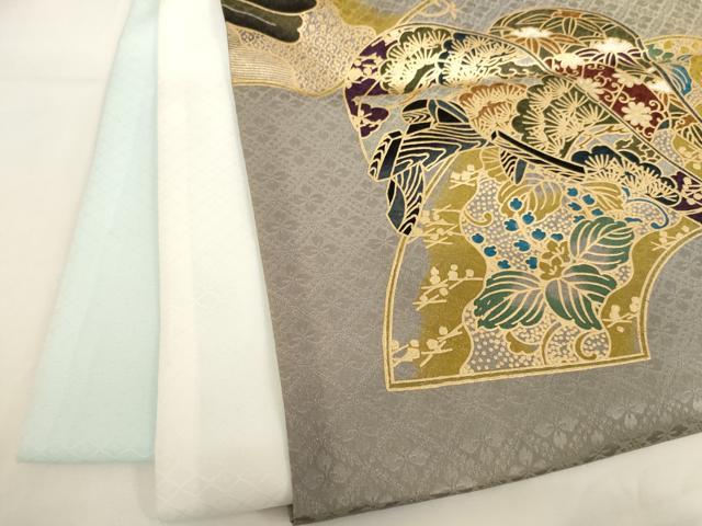 平和屋着物[]お宮参り　男の子　祝着　産着　初着　のしめ　刺繍　吉祥鷹文　金糸　金彩　AABH2950ja