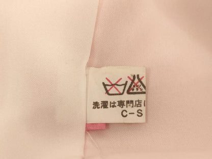 平和屋着物[]七五三　女の子　７歳　祝着　四つ身　長襦袢（単衣）セット　花鼓文　金彩　AABH2980ja