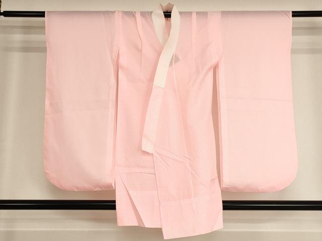 平和屋着物[]七五三　女の子　７歳　祝着　四つ身　長襦袢（単衣）セット　花鼓文　金彩　AABH2980ja