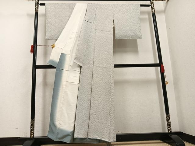平和屋着物○訪問着 総絞り 青海波 正絹 逸品 AABH3018ph