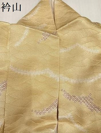 平和屋着物●上質な小紋　絞り　飛鳥文　正絹　逸品　AABH3023ph