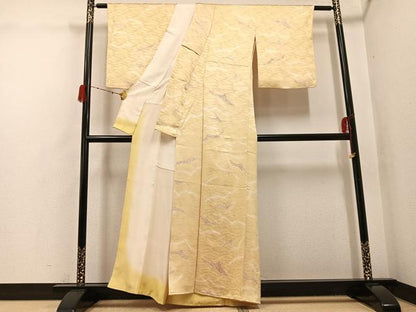 平和屋着物●上質な小紋　絞り　飛鳥文　正絹　逸品　AABH3023ph