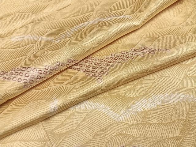 平和屋着物●上質な小紋　絞り　飛鳥文　正絹　逸品　AABH3023ph