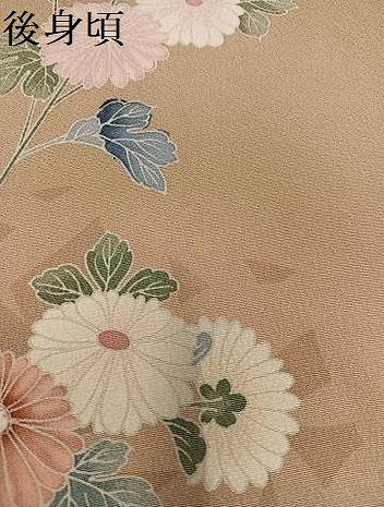 平和屋着物●訪問着　枝花文　金銀彩　鈴乃屋扱い　正絹　逸品　AABH3025ph