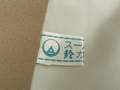 平和屋着物●訪問着　枝花文　金銀彩　鈴乃屋扱い　正絹　逸品　AABH3025ph