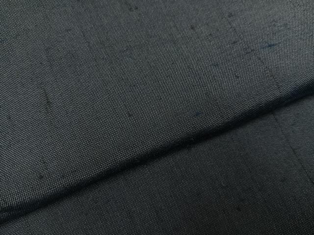 平和屋着物●男性　紬　アンサンブル　色無地　錆鉄御納戸色　正絹　逸品　AABH3027ph