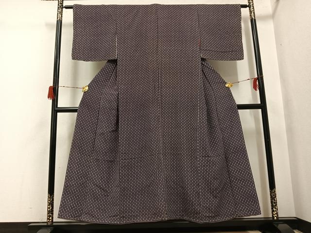 平和屋着物●アンティーク　大正ロマン　小紋　小花文　正絹　逸品　AABH3033ph
