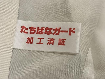 平和屋着物●上質な小紋　辻が花　正絹　逸品　AABH3045ph