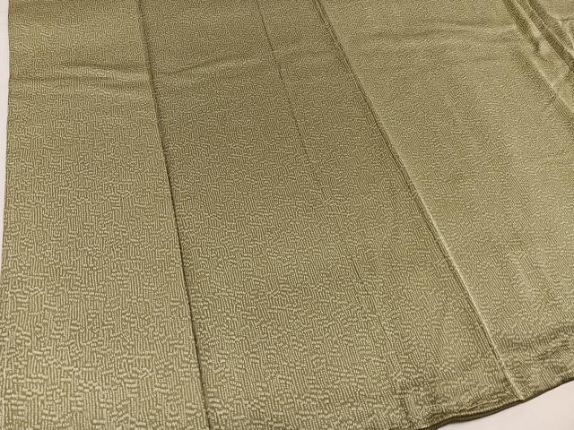 平和屋着物○上質な小紋 笹竹文 正絹 逸品 未使用 AABH3049ph