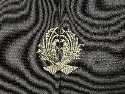 平和屋着物●豪華色留袖　友禅　作家物　駒刺繍　遠山群れ鶴草花文　暈し染め　金彩　正絹　逸品　AABH3056ph