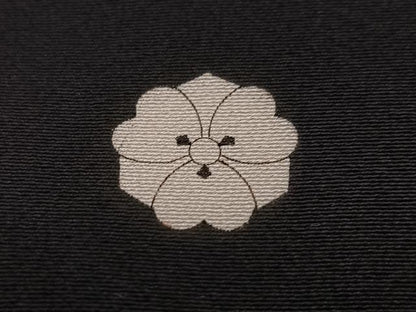 平和屋着物●本場加賀友禅作家　杉浦伸 　黒留袖　風景草花文　暈し染め　正絹　逸品　AABH3058ph
