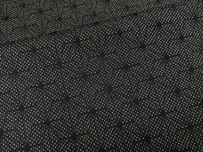 平和屋着物●お召　麻の葉文様　正絹　逸品　AABH3062ph