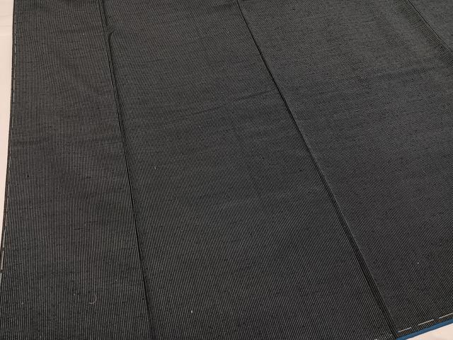 平和屋着物●上質な紬　縞　正絹　逸品　未使用　AABH3064ph