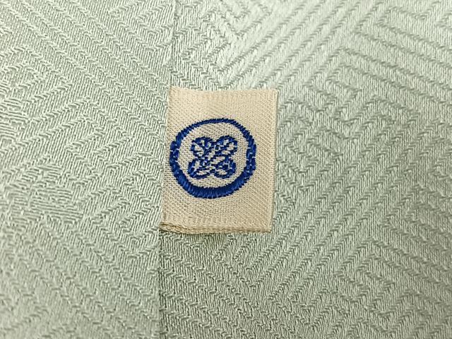 平和屋着物●訪問着　友禅　群れ鶴吉祥宝尽くし　暈し染め　金彩　正絹　逸品　AABH3074ph