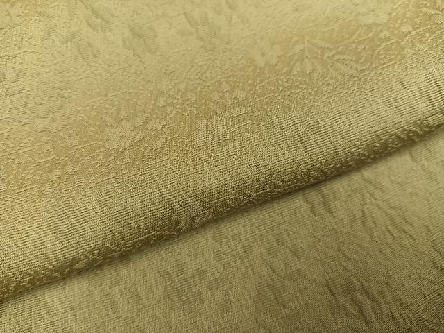 平和屋着物●上質な色無地　作家物　茶の湯染　利休彩夢　草花地紋　木蘭色　正絹　逸品　AABH3082ph