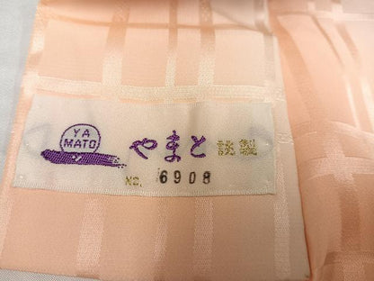 平和屋着物●豪華振袖・長襦袢(無双仕立て)セット　笹竹文　黒地　金彩　ロング丈　半衿刺繍　正絹　逸品　未使用　AABH3101ph