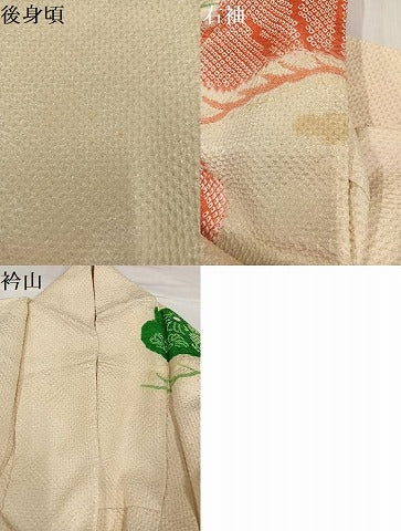 平和屋着物●豪華振袖　総絞り　松文　正絹　逸品　AABH3107ph