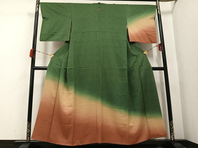 平和屋着物●訪問着　江戸小紋　鮫小紋柄　正絹　逸品　AABH3108ph