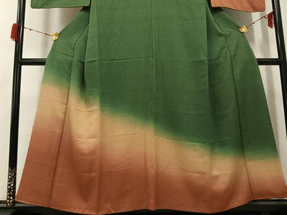 平和屋着物●訪問着　江戸小紋　鮫小紋柄　正絹　逸品　AABH3108ph