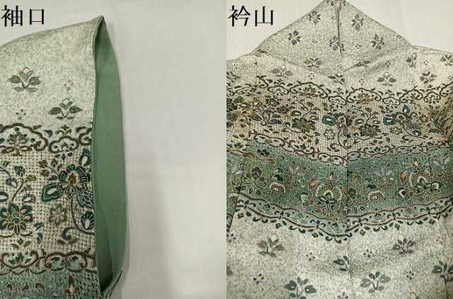平和屋着物○訪問着 中国三大刺繍 スワトウ刺繍 汕頭刺繍 鳳凰更紗