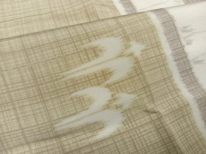 平和屋着物●長襦袢　袷　間道　さが美扱い　正絹　逸品　未使用　AABH3125ph