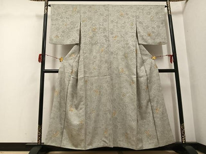 平和屋着物●上質な小紋　辻が花　金彩　正絹　逸品　AABH3136ph