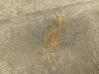 平和屋着物●上質な小紋　辻が花　金彩　正絹　逸品　AABH3136ph