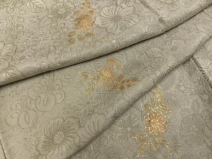 平和屋着物●上質な小紋　辻が花　金彩　正絹　逸品　AABH3136ph