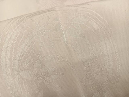 平和屋着物●振袖用長襦袢　袷　草花地紋　暈し染め　正絹　逸品　AABH3149ph