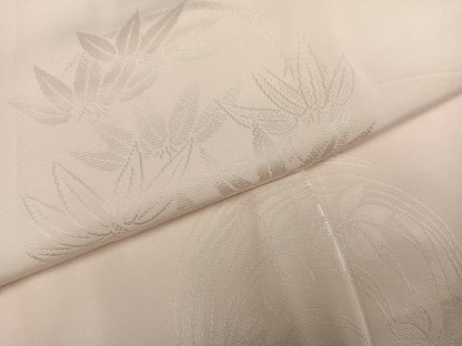 平和屋着物●振袖用長襦袢　袷　草花地紋　暈し染め　正絹　逸品　AABH3149ph