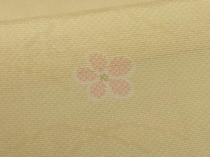 平和屋着物＊夏物 小紋 絽 舞花文 洗える着物 AABH3169jd