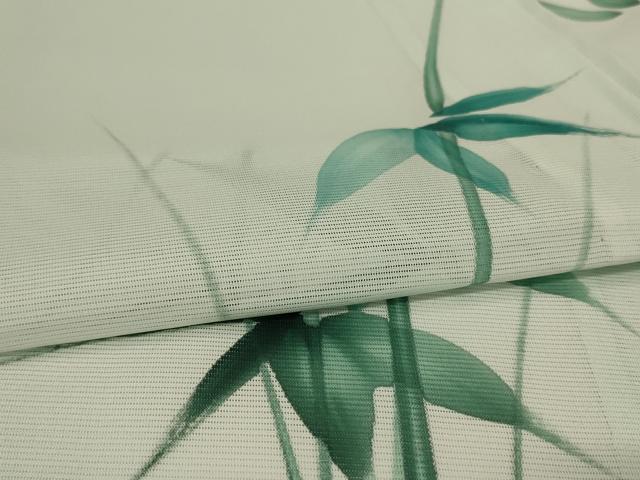平和屋着物＊夏物　小紋　絽　笹竹文　洗える着物　AABH3180jd 平和屋着物＊夏物 小紋 絽 笹竹文 洗える着物 AABH3180jd