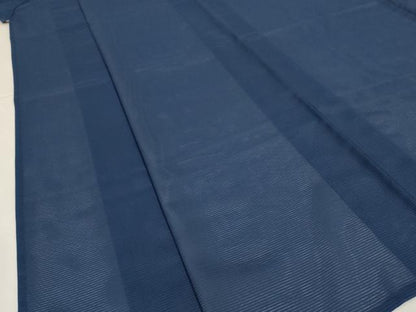 平和屋着物＊夏物 色無地 絽 褐返色 洗える着物 AABH3182jd