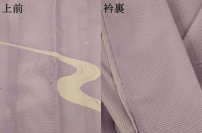 平和屋着物＊夏物 訪問着 絽 鴛鴦文 洗える着物 AABH3185jd