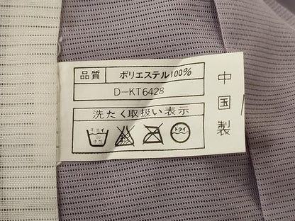 平和屋着物＊夏物 小紋 絽 舞桜文 風鈴 洗える着物 未使用 AABH3204jd